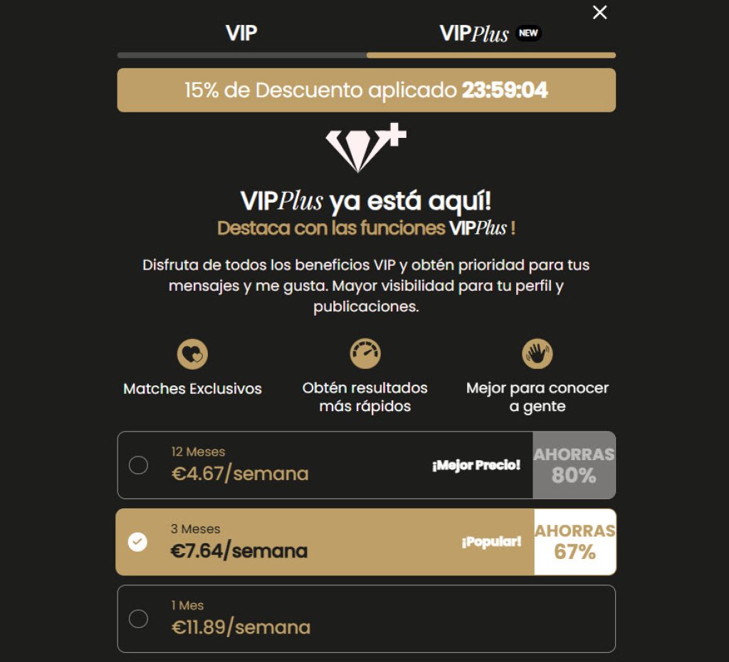 precios Todomaduras VIP Plus