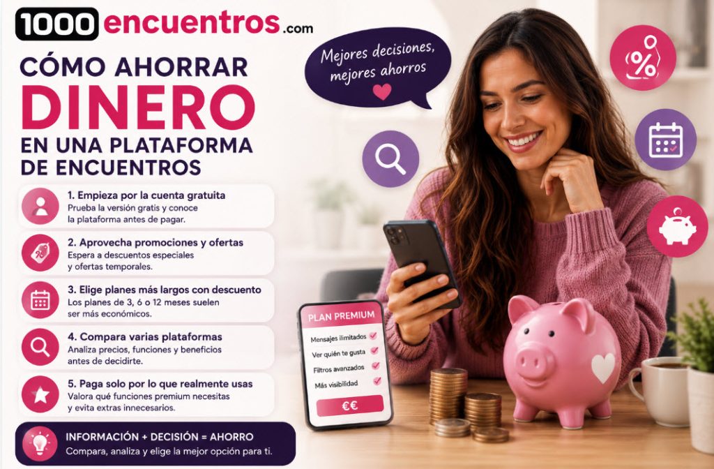 Cómo ahorrar dinero en una plataforma de encuentros