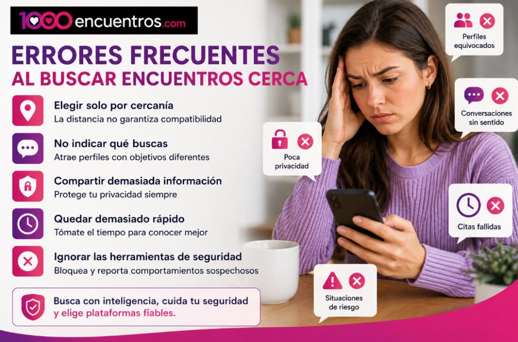 errores al buscar encuentros cerca