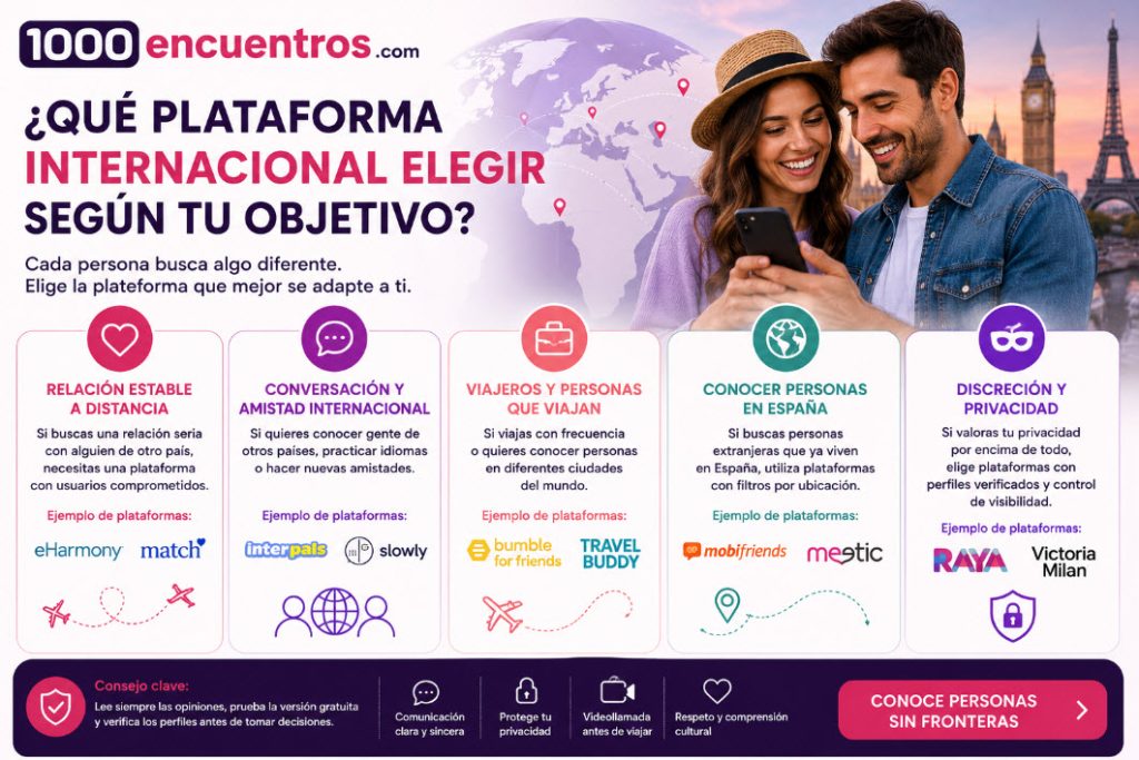Qué plataforma internacional elegir según tu objetivo